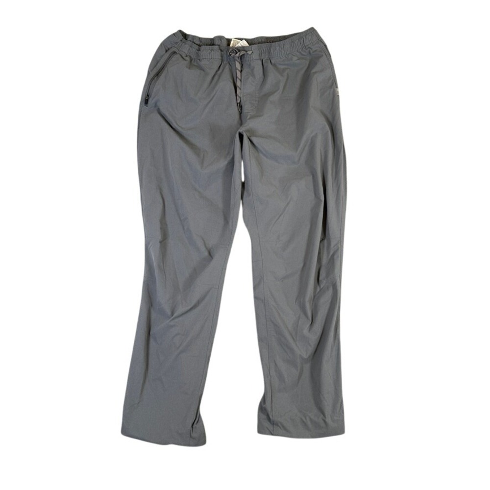 LL Bean Mens Multisport Pants Gray Elastic Waist Hiking Outdoor 509937 Size M